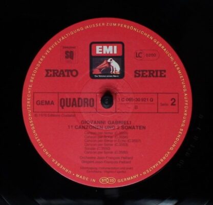 His Master's Voice 1C065-30921 Q - Giovanni Gabrieli, Orchestre - Image 4