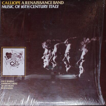 Calliope (7) CAL #101 - Calliope (9) - Music Of 16th Century Ita