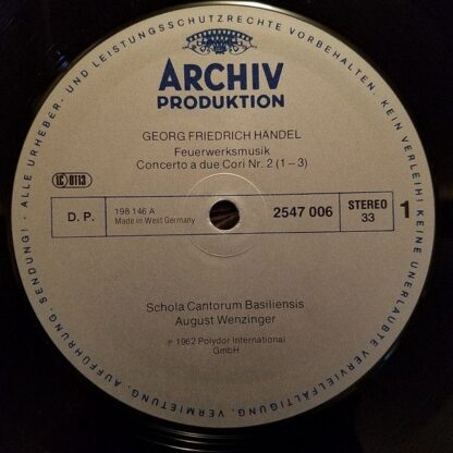 Archiv Produktion 2547 006--10 - Georg Friedrich Händel, Cappell - Image 3
