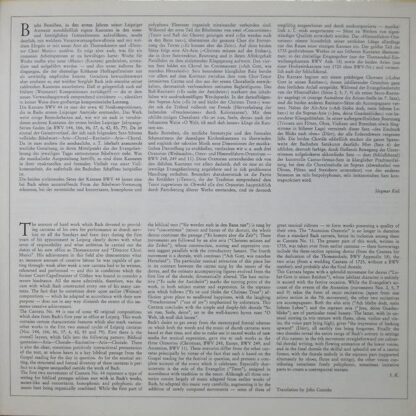 Archiv Produktion 2533 355 - Johann Sebastian Bach, Edith Mathis - Image 3