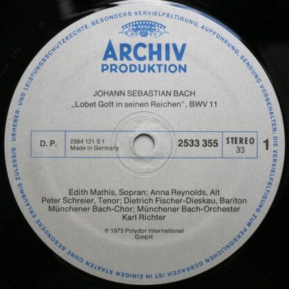 Archiv Produktion 2533 355 - Johann Sebastian Bach, Edith Mathis - Image 9