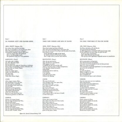 Archiv Produktion 2533 313 - Johann Sebastian Bach, Edith Mathis - Image 6