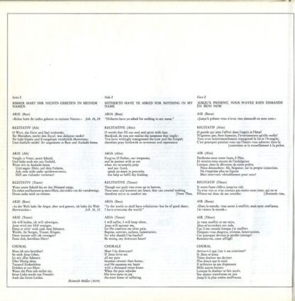 Archiv Produktion 2533 313 - Johann Sebastian Bach, Edith Mathis - Image 7
