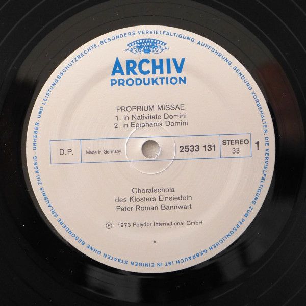 Archiv Produktion 2533 131 - Choralschola Kloster Einsiedeln, Pa - Image 5