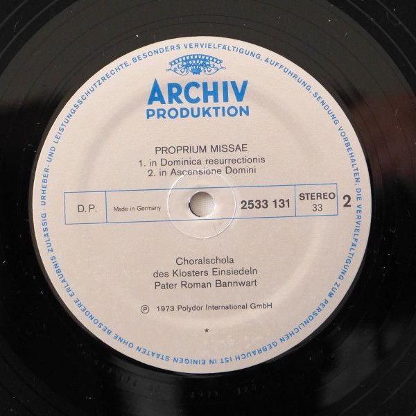 Archiv Produktion 2533 131 - Choralschola Kloster Einsiedeln, Pa - Image 6