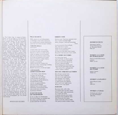 harmonia mundi France HMU 938 - Musica Antiqua Wien, Bernhard Kl - Image 6