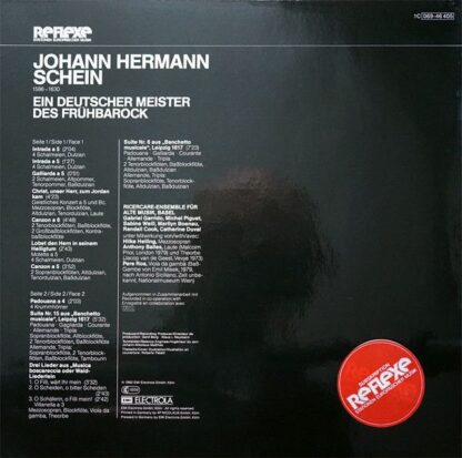 His Master's Voice 1C 069-46 405 - Johann Hermann Schein, Hilke - Image 2
