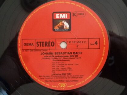 EMI 1C 151-30 710/11 - Johann Sebastian Bach, Alan Curtis (2), A - Image 7