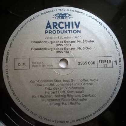 Archiv Produktion 2723 010 - Johann Sebastian Bach, Münchener Ba - Image 3