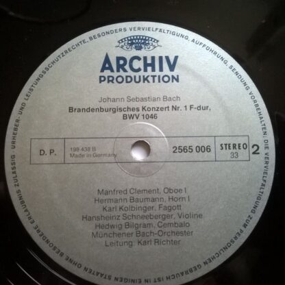 Archiv Produktion 2723 010 - Johann Sebastian Bach, Münchener Ba - Image 4