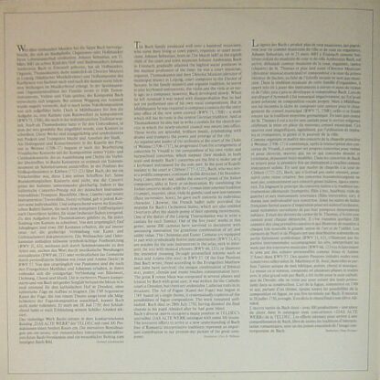 TELDEC 6.48238 - Johann Sebastian Bach, Concentus Musicus Wien, - Image 3