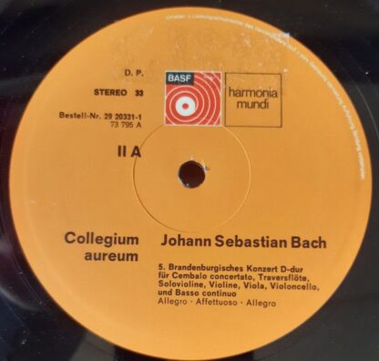 Harmonia Mundi 29 20331-1 - Johann Sebastian Bach, Collegium Aur - Image 5