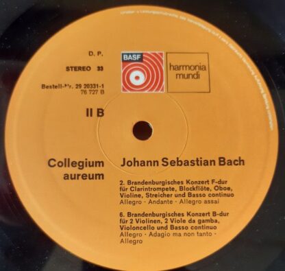 Harmonia Mundi 29 20331-1 - Johann Sebastian Bach, Collegium Aur - Image 6