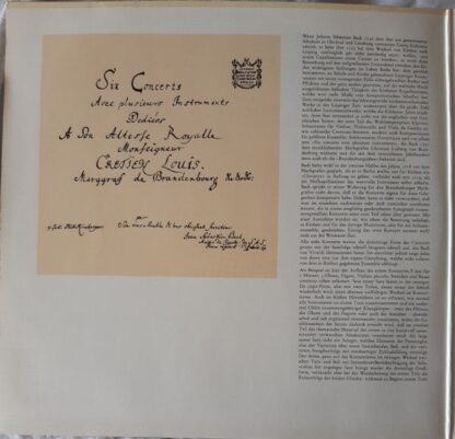 Harmonia Mundi 29 20331-1 - Johann Sebastian Bach, Collegium Aur - Image 7