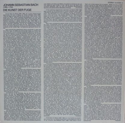 BASF 22 22085-0 - Johann Sebastian Bach, Collegium Aureum - Die - Image 2