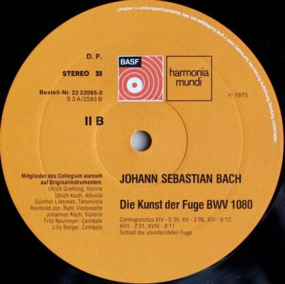 BASF 22 22085-0 - Johann Sebastian Bach, Collegium Aureum - Die - Image 7