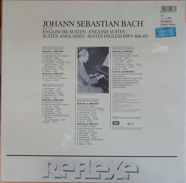 His Master's Voice 27 0243 3 - Johann Sebastian Bach, Gustav Leo - Image 2