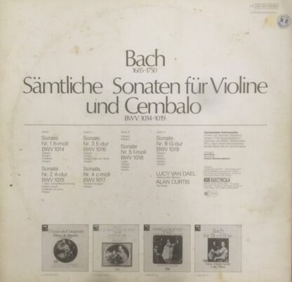 His Master's Voice 1C 151-30 759/60 - Johann Sebastian Bach, Luc - Image 4