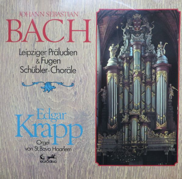 Eurodisc 300 190-420 - Johann Sebastian Bach, Edgar Krapp - Leip