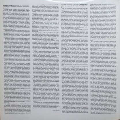 Hungaroton SLPX 12674-75 - Domenico Scarlatti - Hommage A Scarla - Image 3