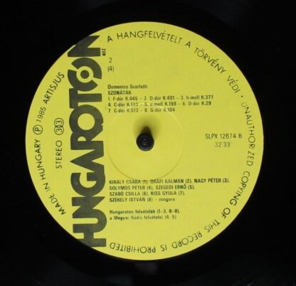 Hungaroton SLPX 12674-75 - Domenico Scarlatti - Hommage A Scarla - Image 6