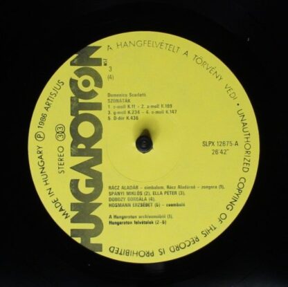 Hungaroton SLPX 12674-75 - Domenico Scarlatti - Hommage A Scarla - Image 7