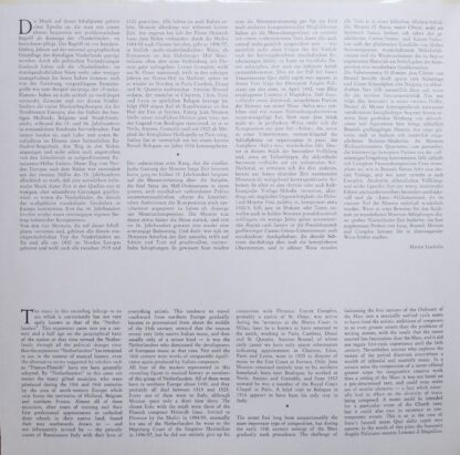 Archiv Produktion 2533 378 - Heinrich Isaac, Antoine Brumel, Jea - Image 4