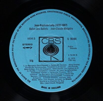 CBS Masterworks CBS 76184 - La Grande Ecurie Et La Chambre Du Ro - Image 6