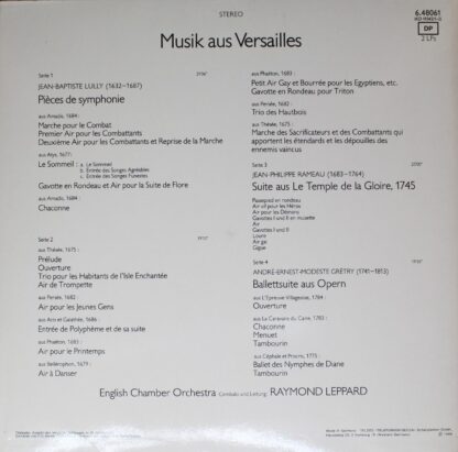 DECCA 6.48061 - Jean-Baptiste Lully, Jean-Philippe Rameau, André - Image 2