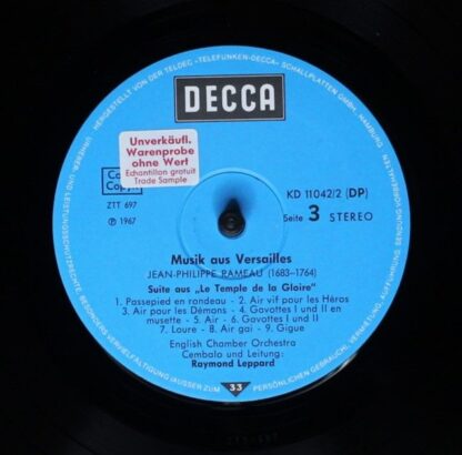 DECCA 6.48061 - Jean-Baptiste Lully, Jean-Philippe Rameau, André - Image 7