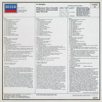 DECCA 6.42553 AS - Philip Jones Brass Ensemble, Philip Jones Bra - Image 2