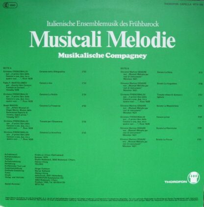 Capella (4) MTH 150 - Musicalische Compagney - Musicali Melodie - Image 2