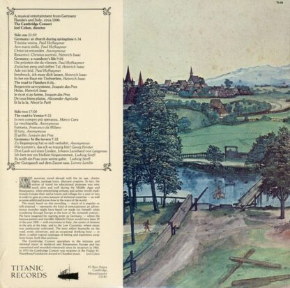 Titanic (2) Ti-19 - The Cambridge Consort - Songs Of A Travellin - Image 2