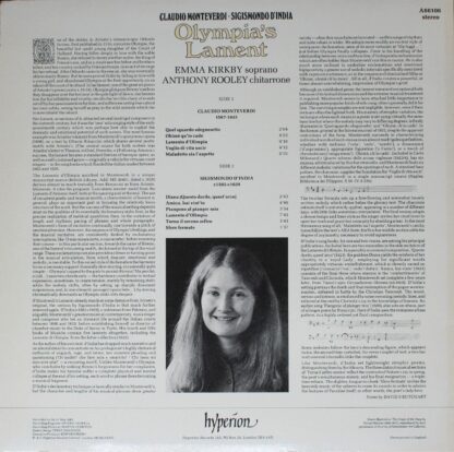 hyperion A66106 - Emma Kirkby, Anthony Rooley, Claudio Monteverd - Image 2