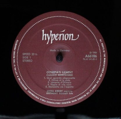 hyperion A66106 - Emma Kirkby, Anthony Rooley, Claudio Monteverd - Image 3