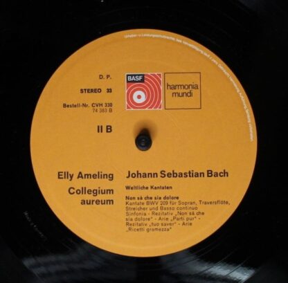 Harmonia Mundi CVH 330 - Johann Sebastian Bach, Elly Ameling, Ge - Image 8