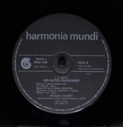 Harmonia Mundi HMU 438 - Johann Sebastian Bach, Kenneth Gilbert - Image 6