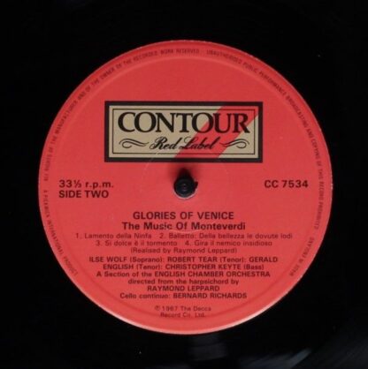 Contour Red Label CC 7534 - Claudio Monteverdi, Ilse Wolf, Rober - Image 4