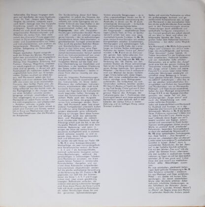 Eterna 8 26 086-087 - Claudio Monteverdi, Helmut Koch, Kammerorc - Image 4