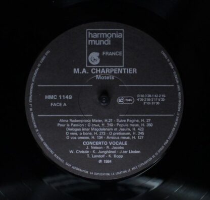 harmonia mundi France HMC 1149 - Marc Antoine Charpentier, Conce - Image 5
