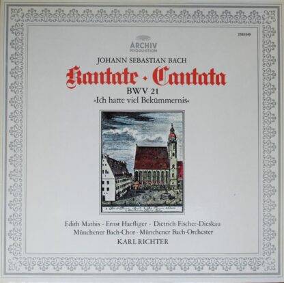 Archiv Produktion 2533 049 - Johann Sebastian Bach, Edith Mathis