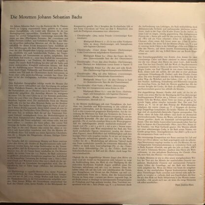 Harmonia Mundi HMS 30862/63 - Johann Sebastian Bach, Kantorei Ba - Image 2