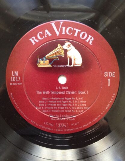 RCA Victor Red Seal LM 1017 - Johann Sebastian Bach, Wanda Lando - Image 4