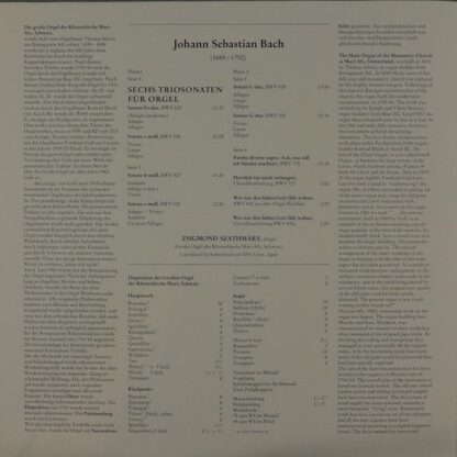 RCA RL 01941 - Johann Sebastian Bach, Zsigmond Szathmáry - Die T - Image 8