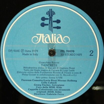 Italia ITL 70070 - Gioacchino Rossini, Fiorenza Cossotto, Lella - Image 5