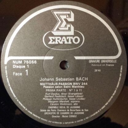 Erato NUM 750553 - Johann Sebastian Bach, Ensemble Vocal De Laus - Image 3