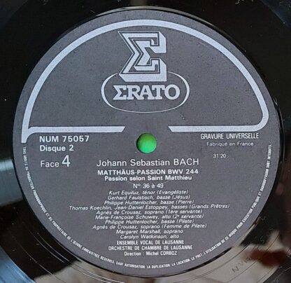 Erato NUM 750553 - Johann Sebastian Bach, Ensemble Vocal De Laus - Image 6