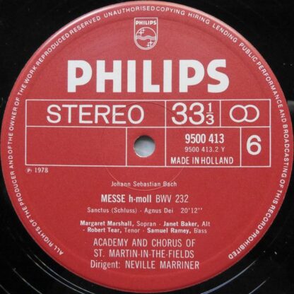 Philips 6769 002 - Johann Sebastian Bach, Margaret Marshall, Jan - Image 8