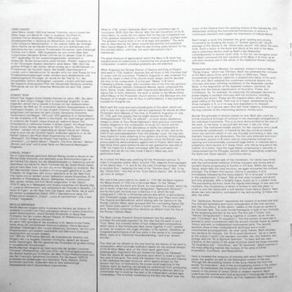 Philips 6769 002 - Johann Sebastian Bach, Margaret Marshall, Jan - Image 14