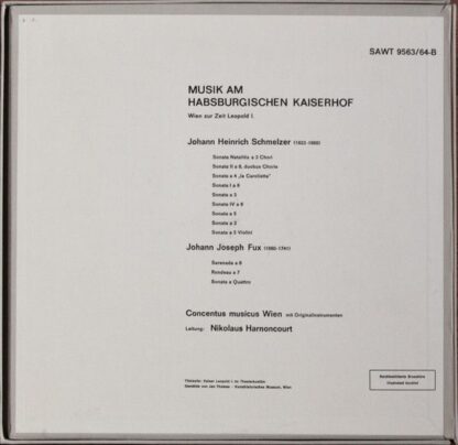 Telefunken SAWT 9563/64-B - Concentus Musicus Wien, Nikolaus Har - Image 2